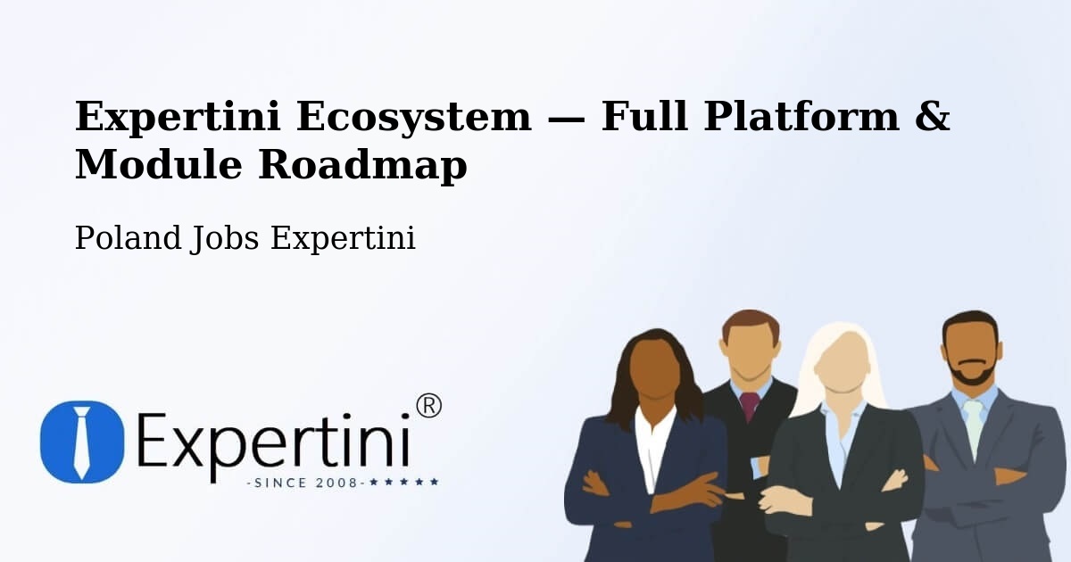 Expertini Ecosystem — Full Platform & Module Roadmap – Pecna