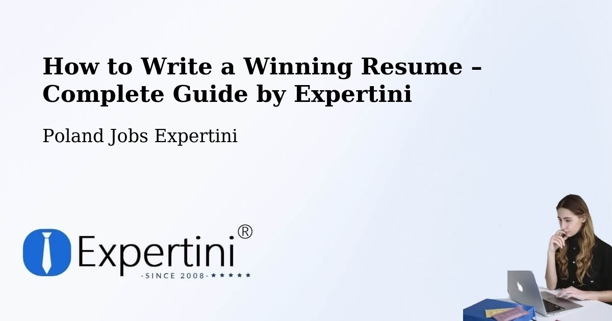 Resume Writing Guide for Job Seekers – Pecna - Pecna, Poland Jobs Expertini